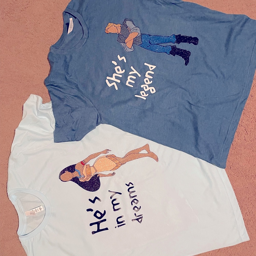 him and her matching shirts